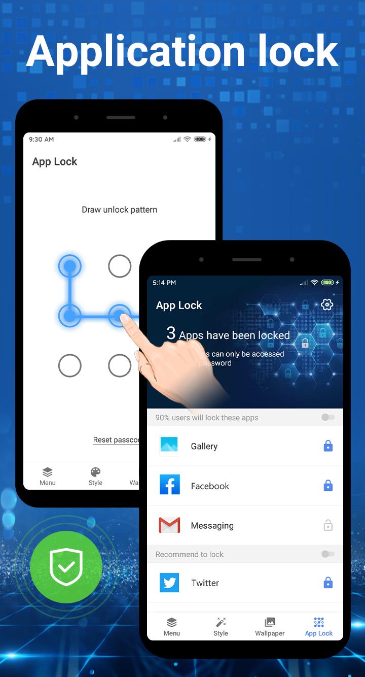 اسکرین شات 6 برنامه Lock Screen - Keypad Passcode