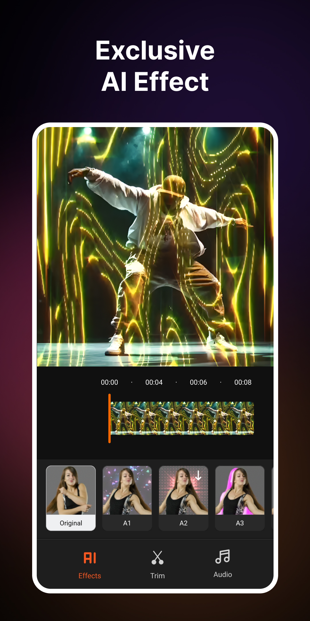 اسکرین شات 1 برنامه Add Music To Video & AI Editor