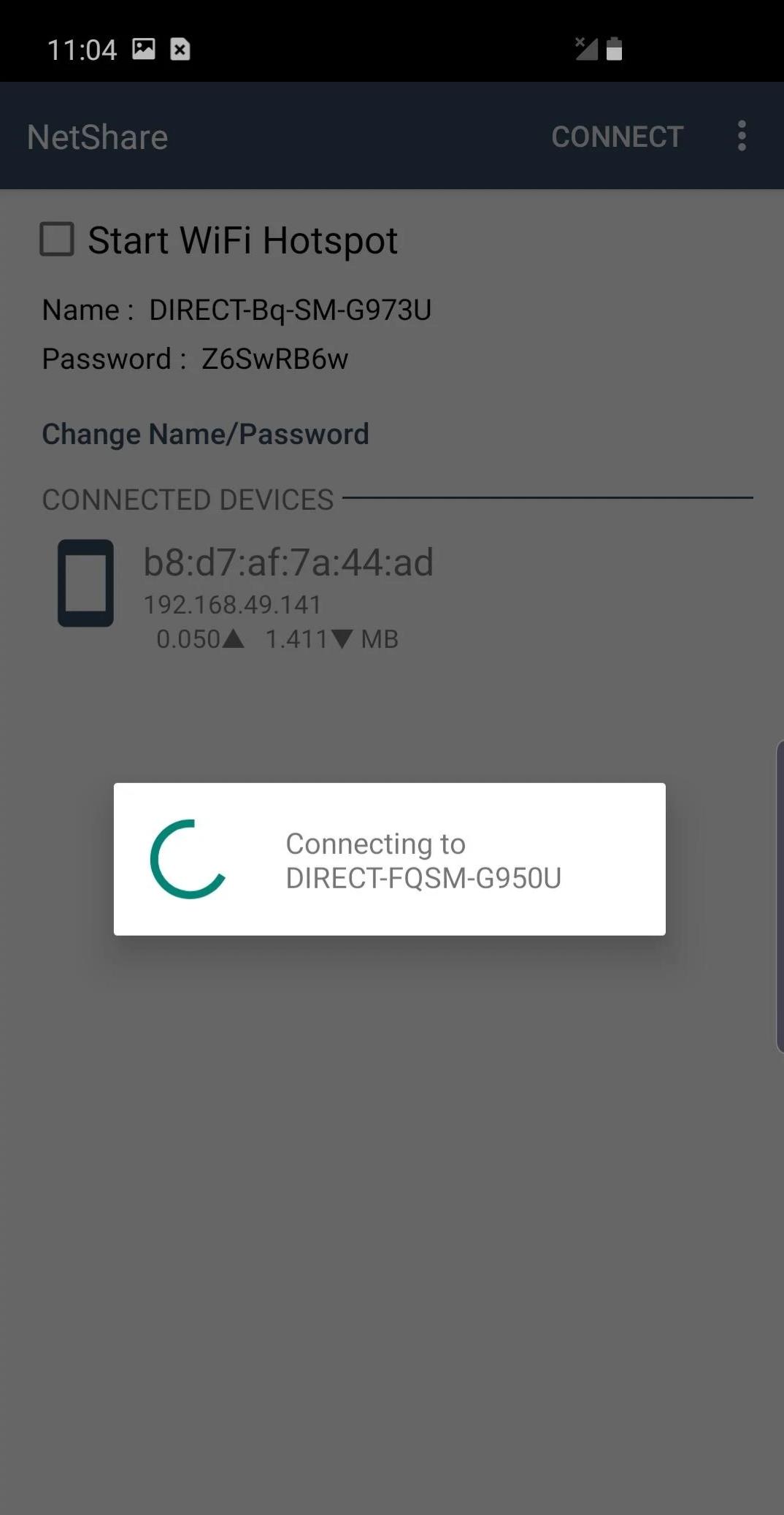 اسکرین شات 4 برنامه NetShare - no-root-tethering