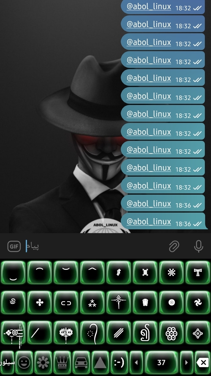 اسکرین شات 5 برنامه کیبورد فونت دار حرفه ای