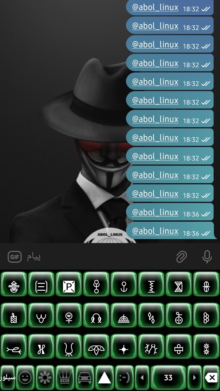 اسکرین شات 4 برنامه کیبورد فونت دار حرفه ای