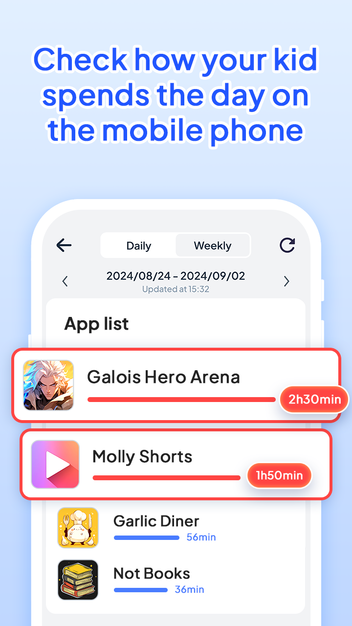 اسکرین شات 2 برنامه KidSafe24-Parental Control App