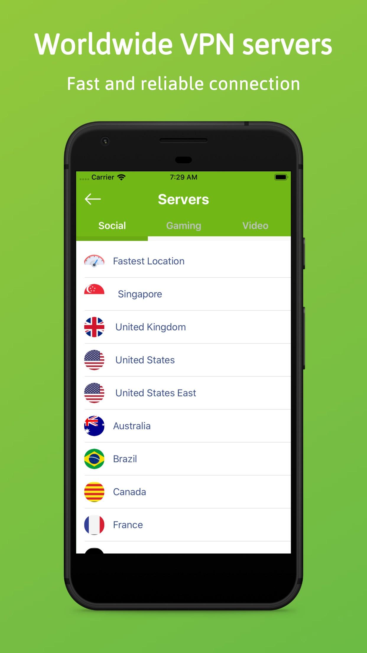 اسکرین شات 3 برنامه Kiwi VPN Connection IP Changer