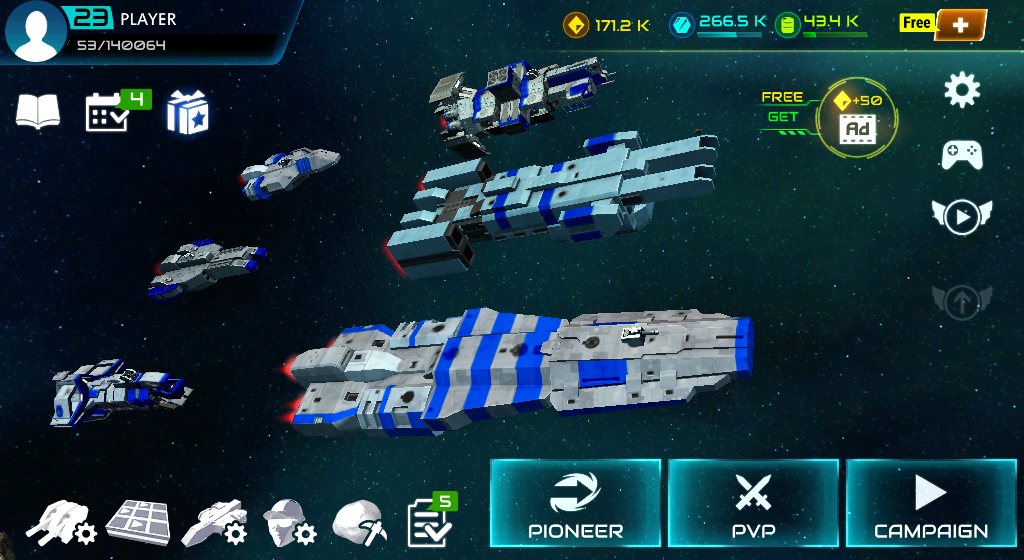 اسکرین شات 1 بازی Starship battle