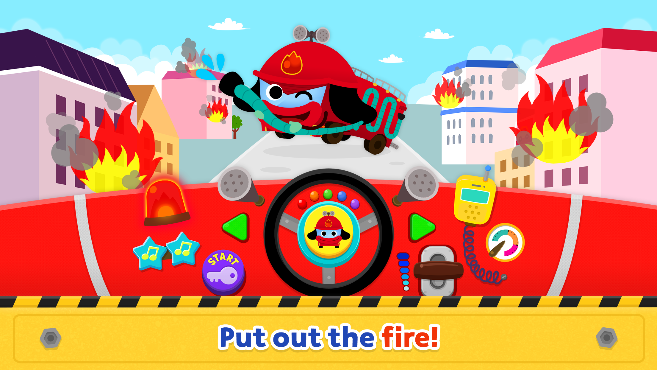 اسکرین شات 2 برنامه Baby Shark Car Town: Kid Games