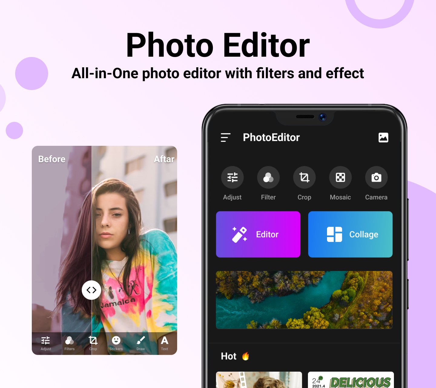 اسکرین شات 1 برنامه Photo Editor