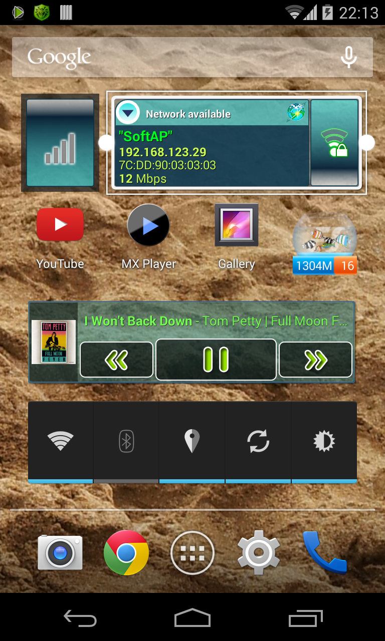 اسکرین شات 3 برنامه Wi-Fi Info Widget