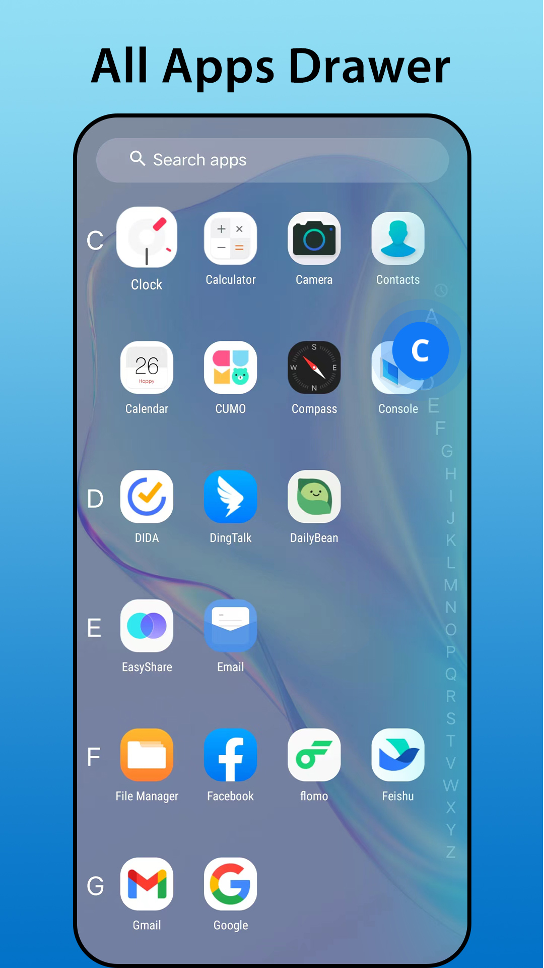 اسکرین شات 4 برنامه 3D Color Launcher: Droid 16