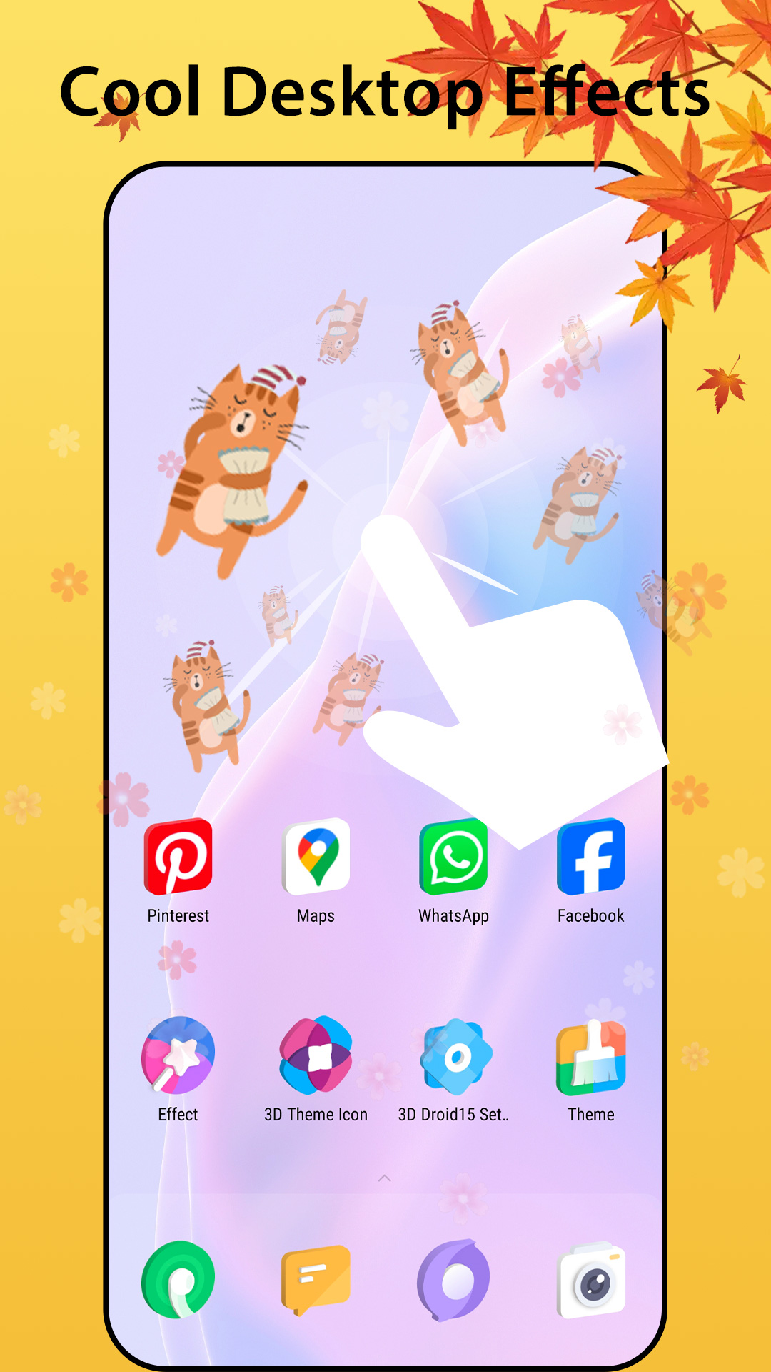 اسکرین شات 5 برنامه 3D Color Launcher: Droid 16