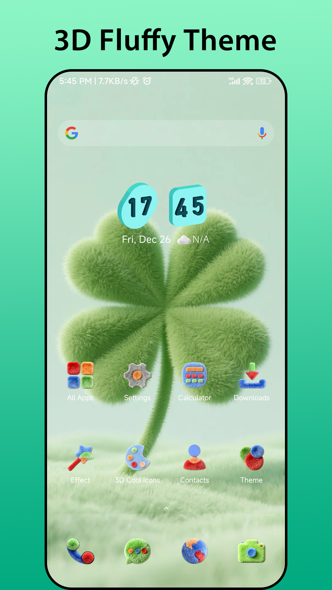 اسکرین شات 3 برنامه 3D Color Launcher: Droid 16