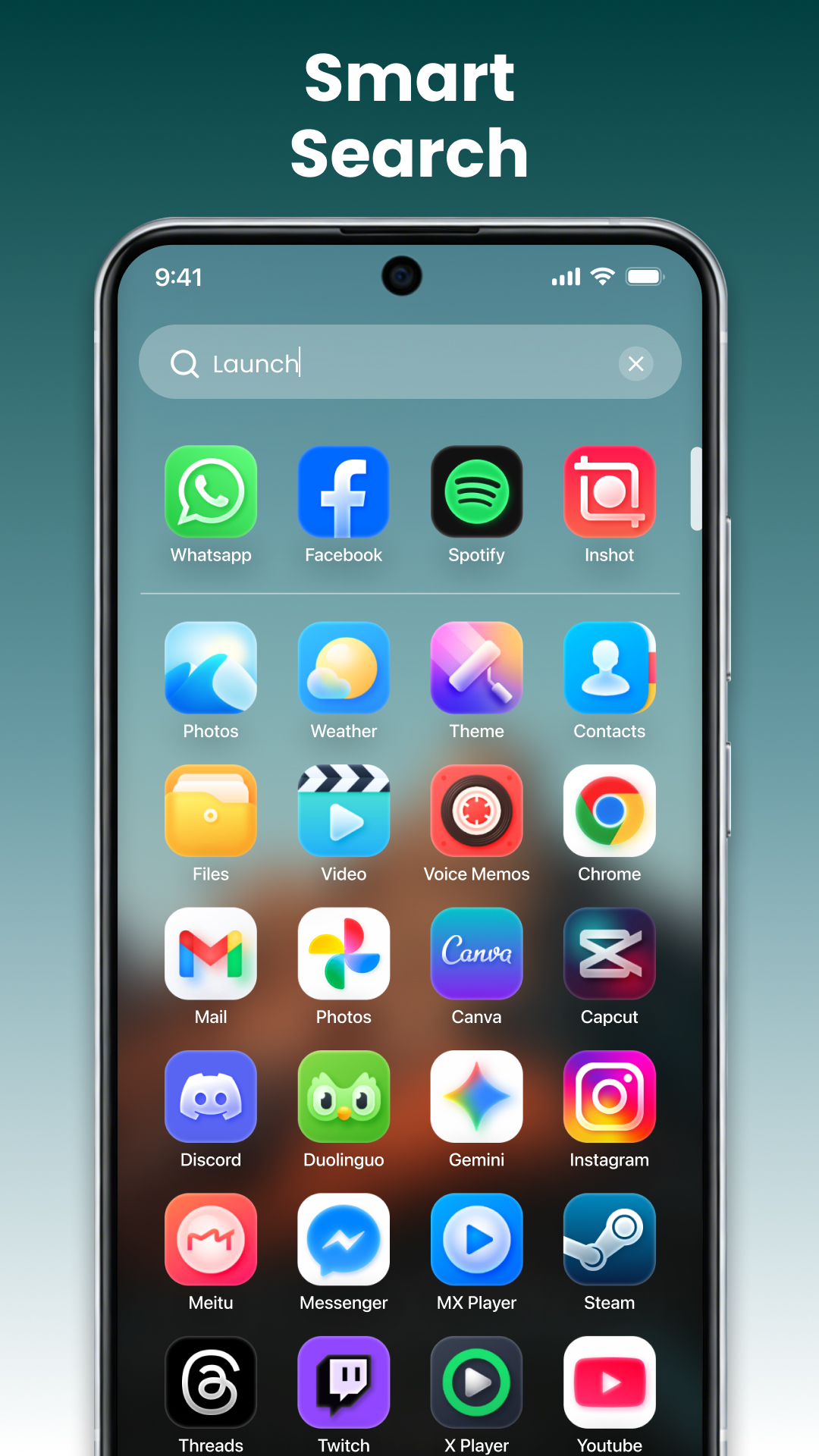 اسکرین شات 7 برنامه 1 Launcher - Home Launcher