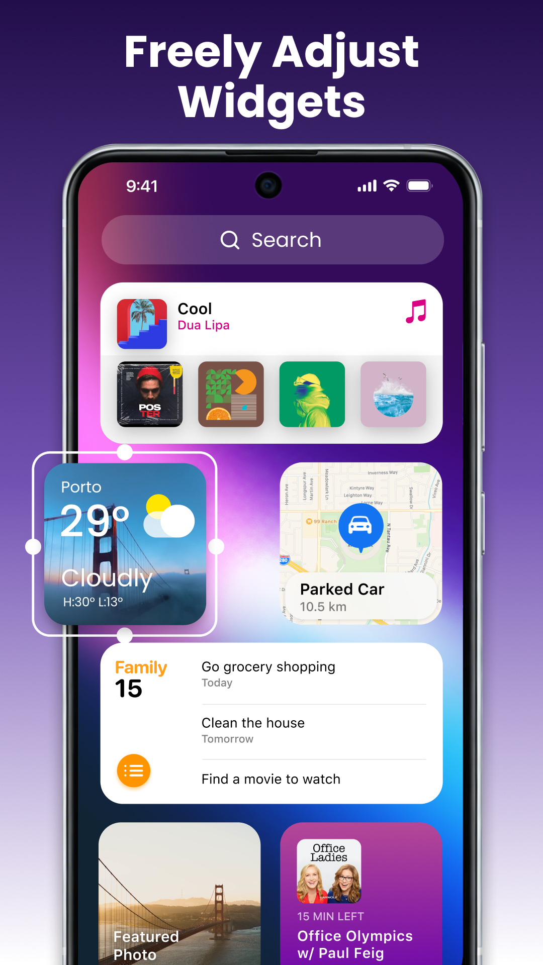 اسکرین شات 6 برنامه 1 Launcher - Home Launcher