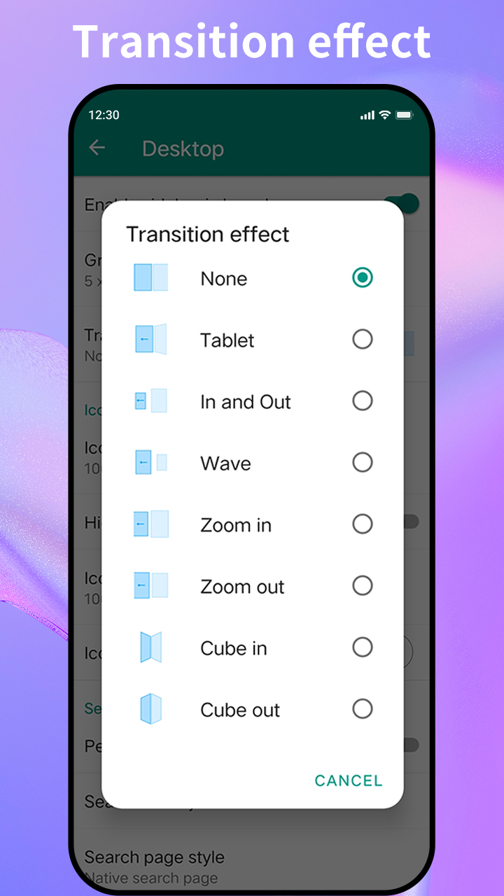 اسکرین شات 6 برنامه Super P Launcher, Theme