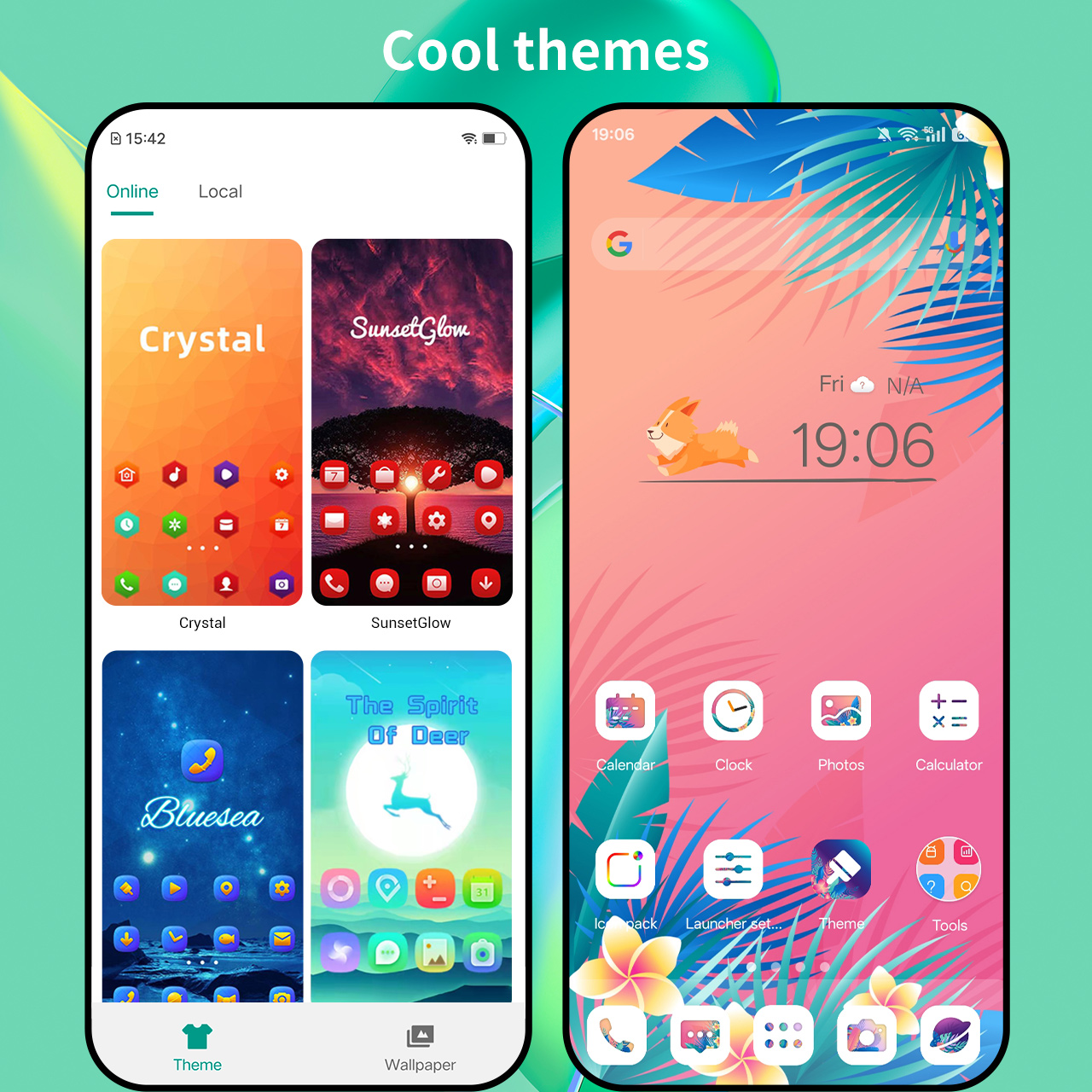 اسکرین شات 3 برنامه Super P Launcher, Theme
