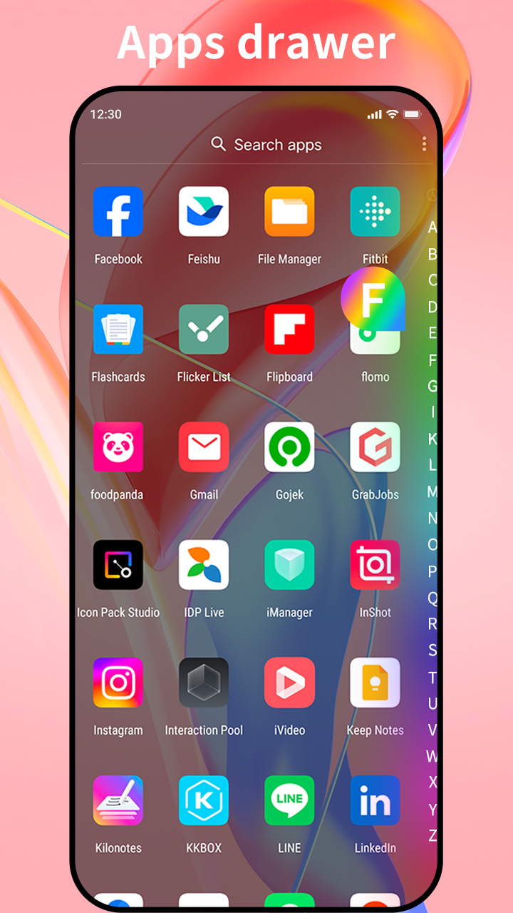 اسکرین شات 5 برنامه Super P Launcher, Theme