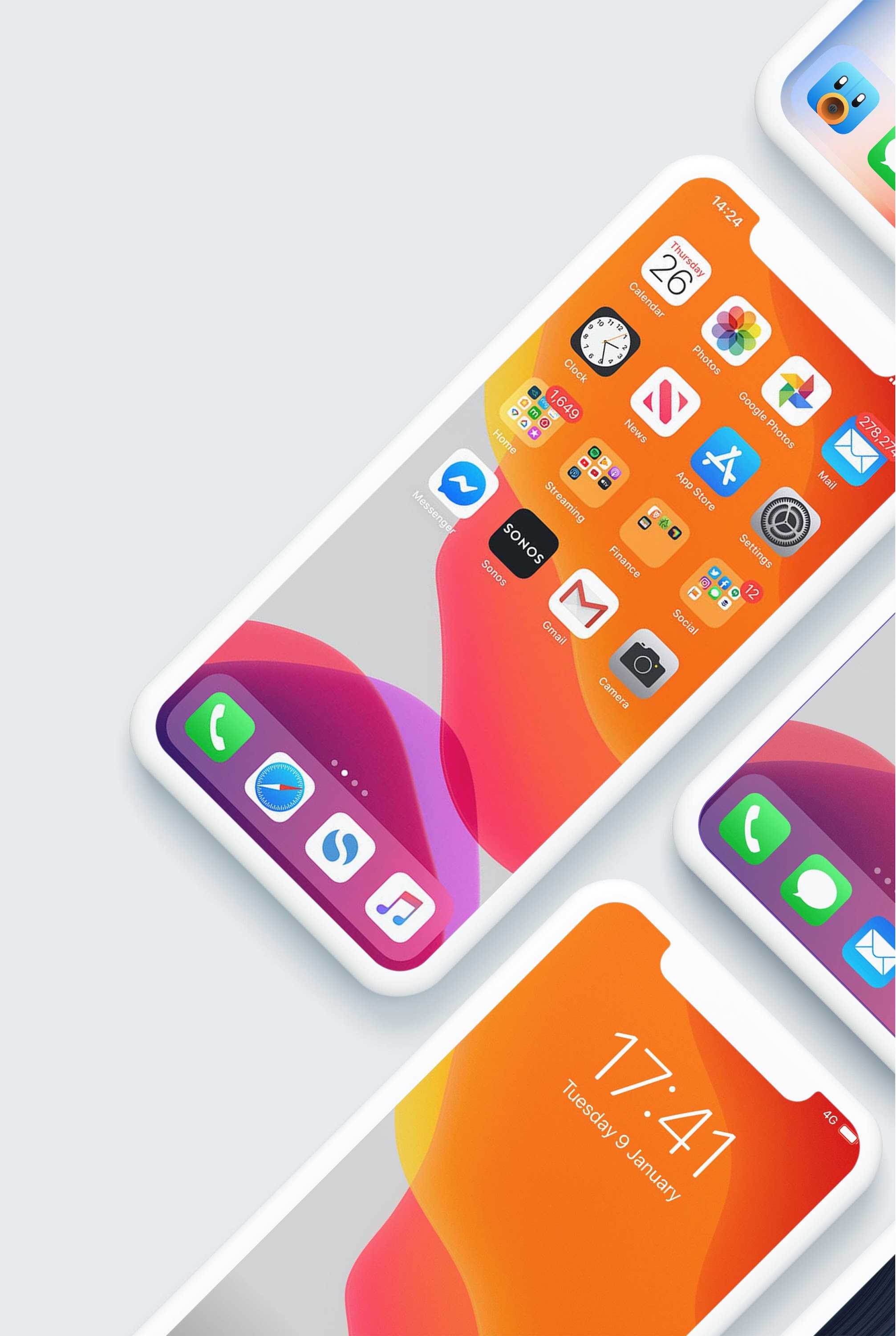 اسکرین شات 1 برنامه IOS 14 Theme, IOS 14 ICON PACK