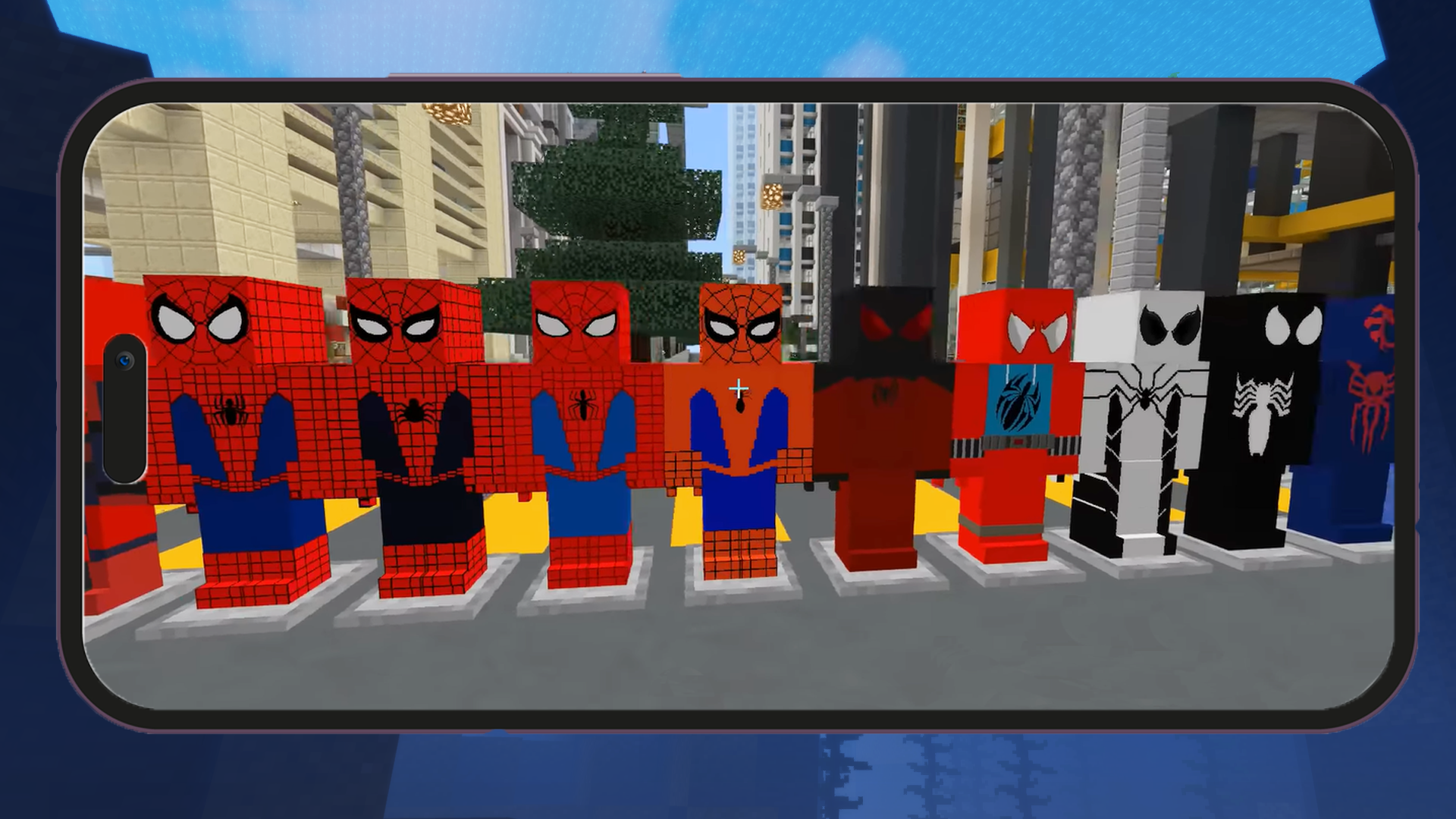 اسکرین شات 2 بازی Spider-Man Game Mod Minecraft