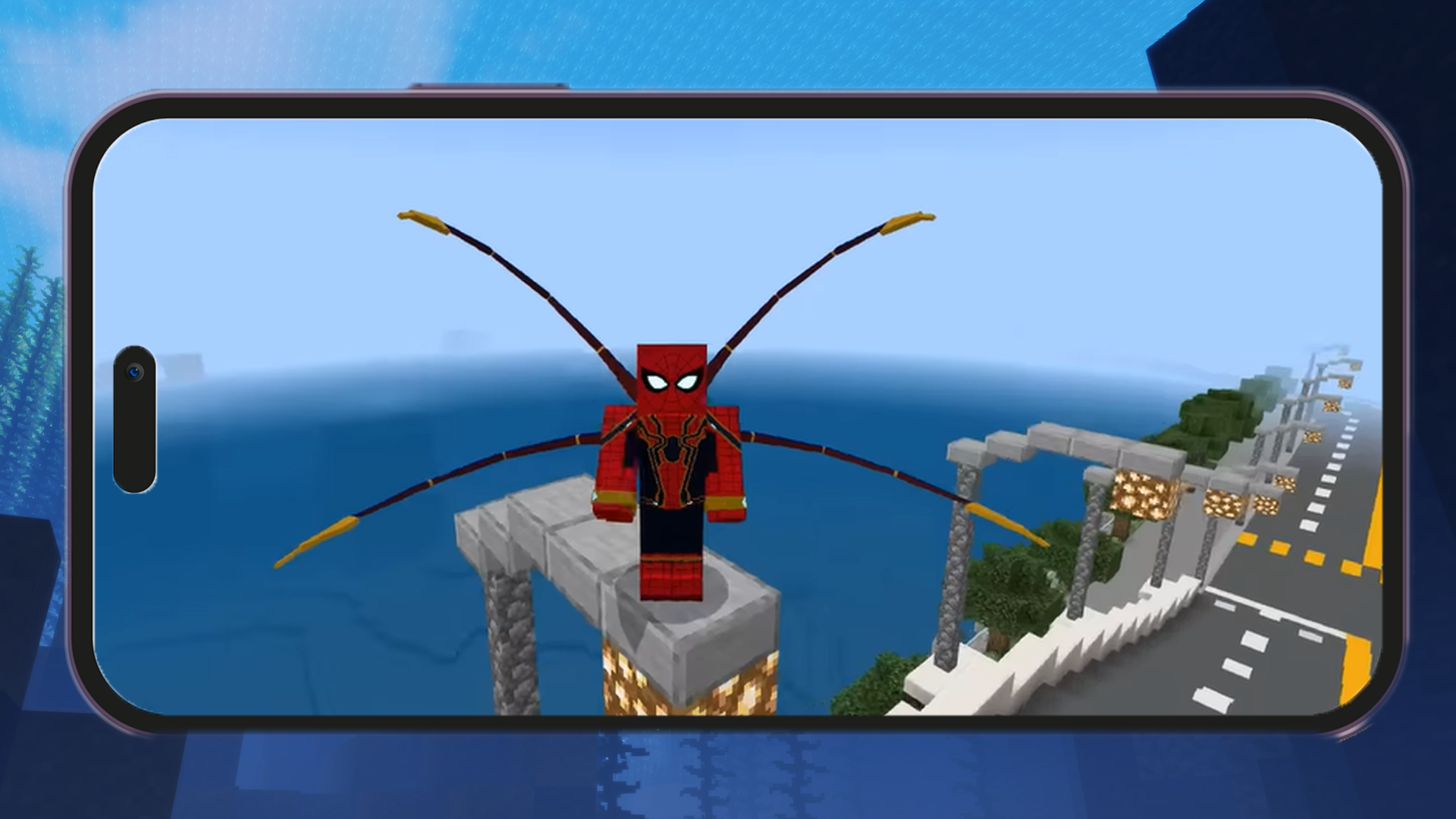 اسکرین شات 1 بازی Spider-Man Game Mod Minecraft