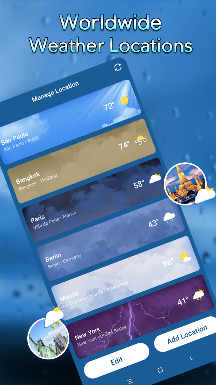اسکرین شات 7 برنامه Local Weather:Weather Forecast
