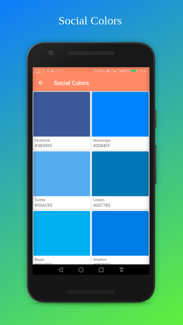 اسکرین شات 4 برنامه رنگ های متریال