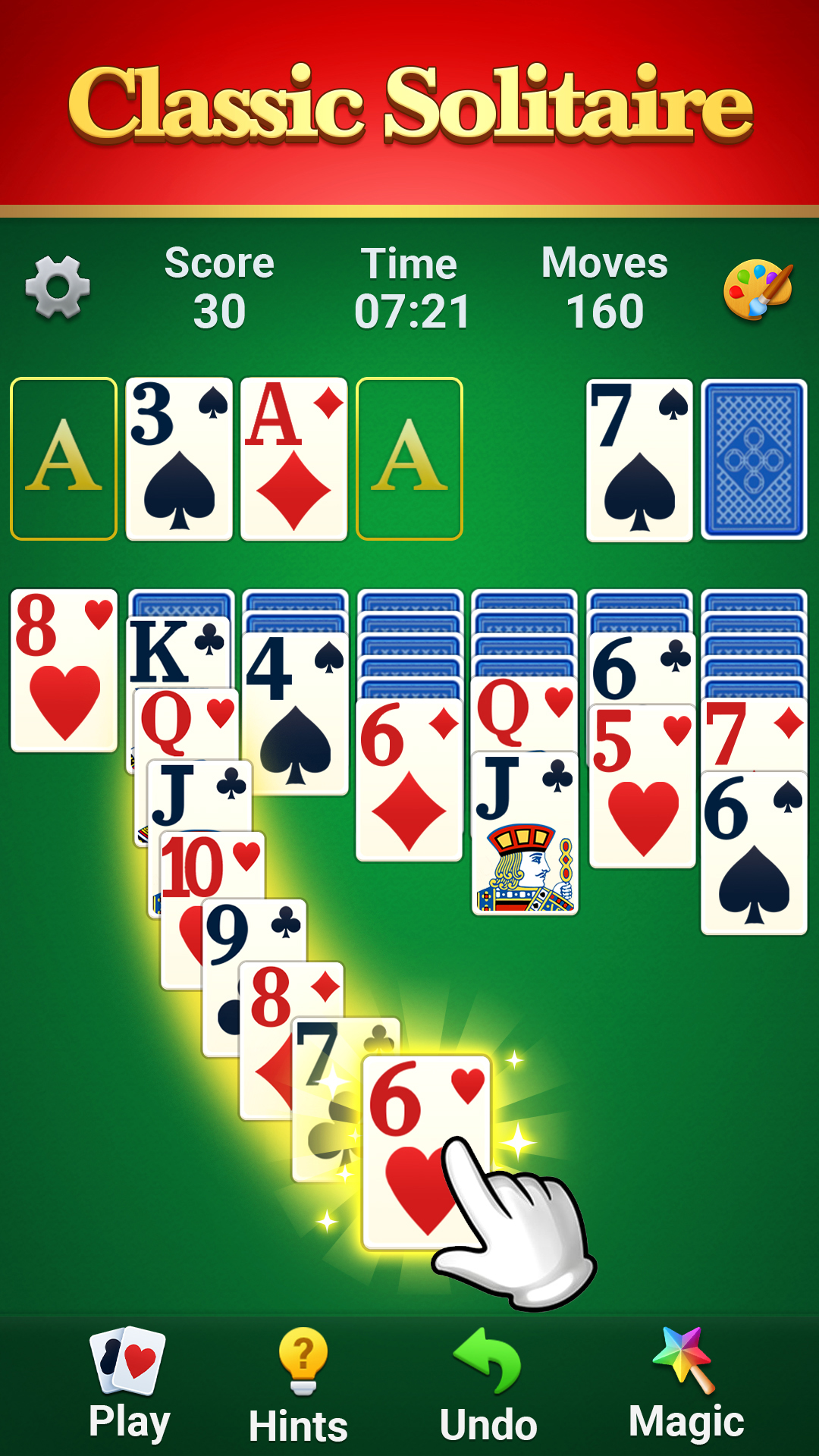 اسکرین شات 1 بازی Solitaire