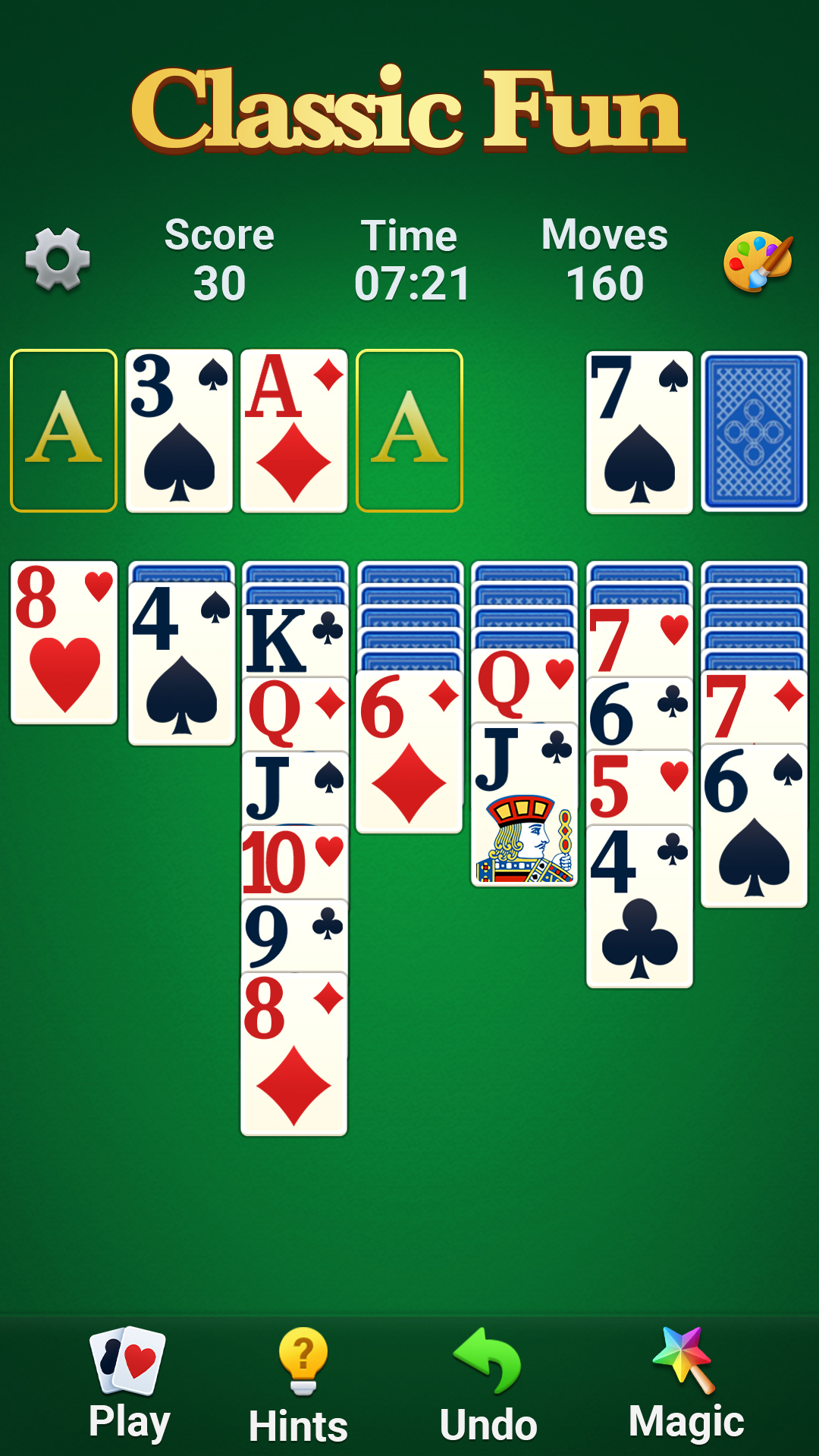 اسکرین شات 1 بازی Solitaire