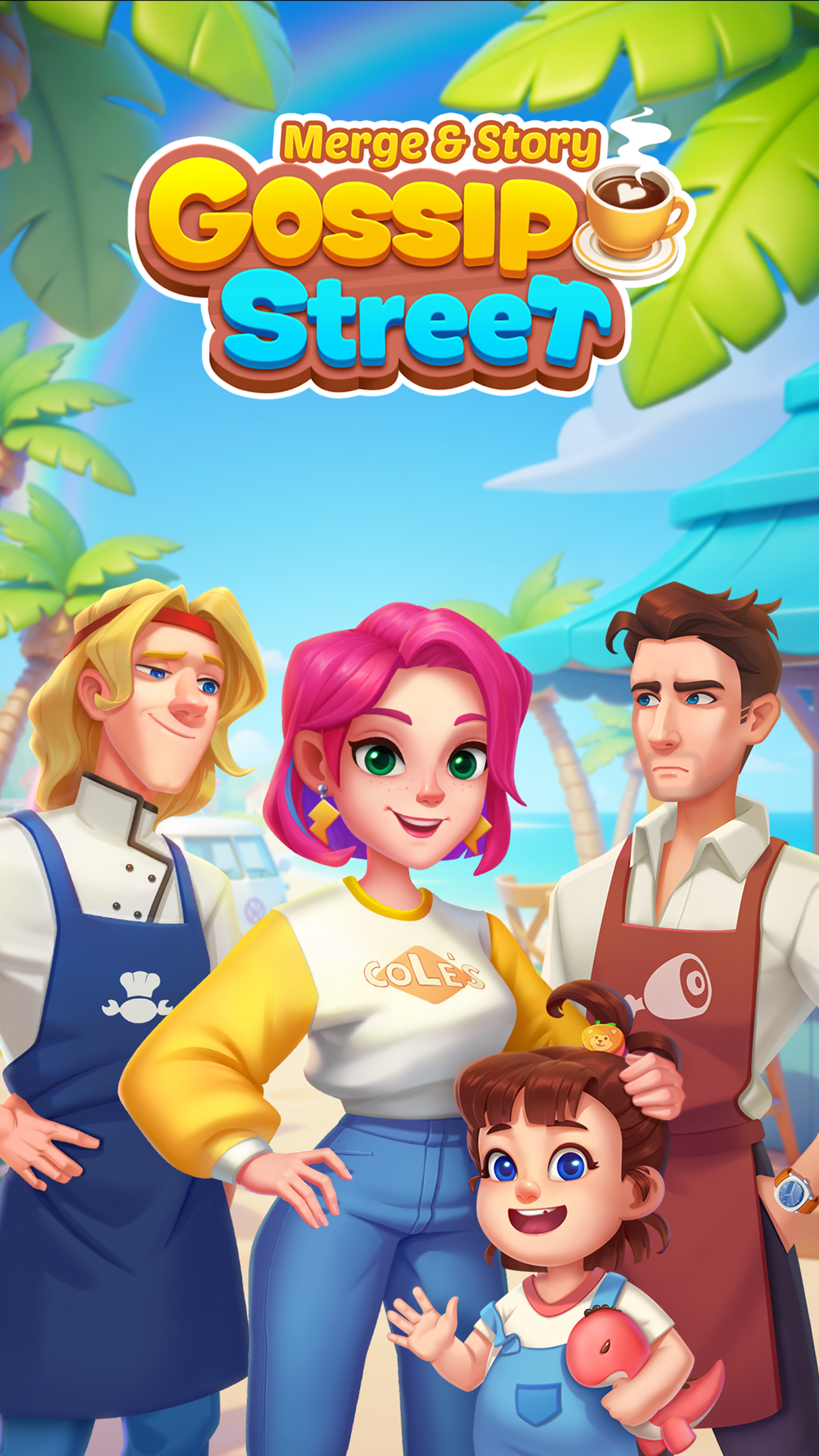 اسکرین شات 6 بازی Gossip Street: Merge & Story