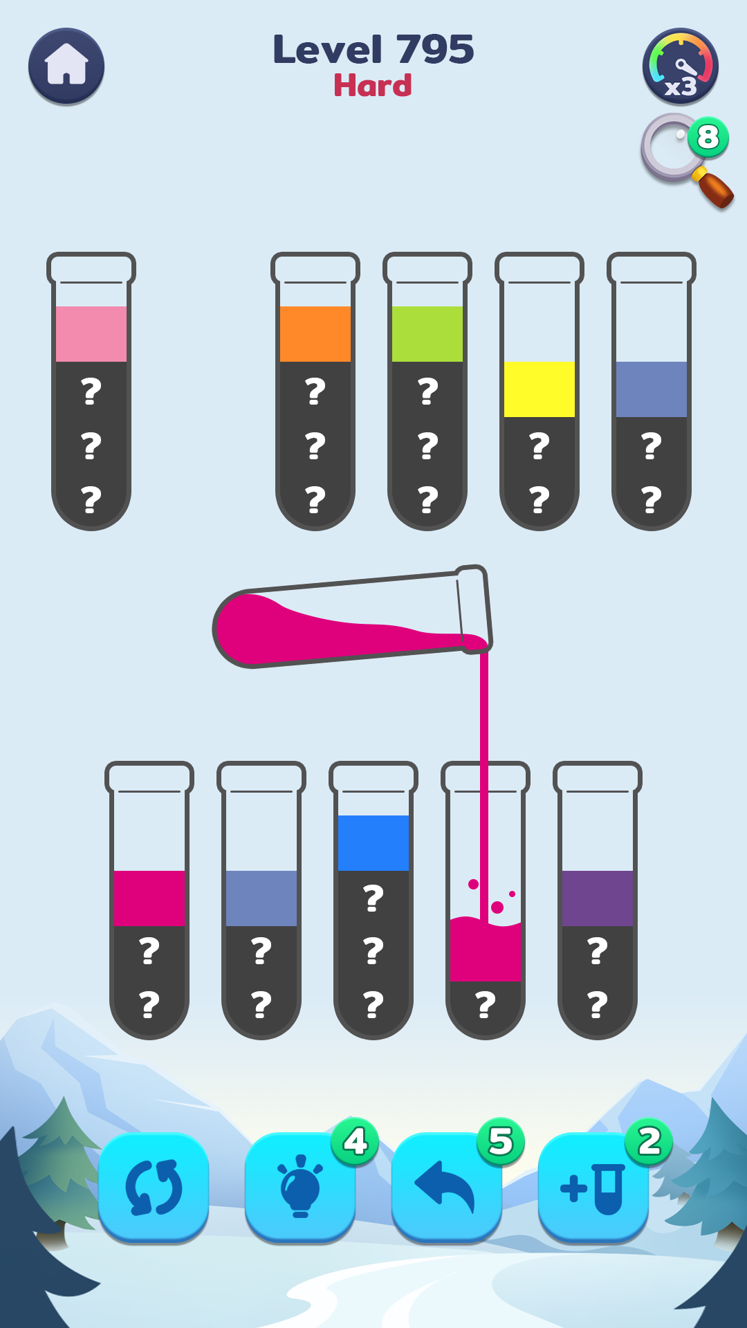 اسکرین شات 4 بازی Water Sort - Color Puzzle