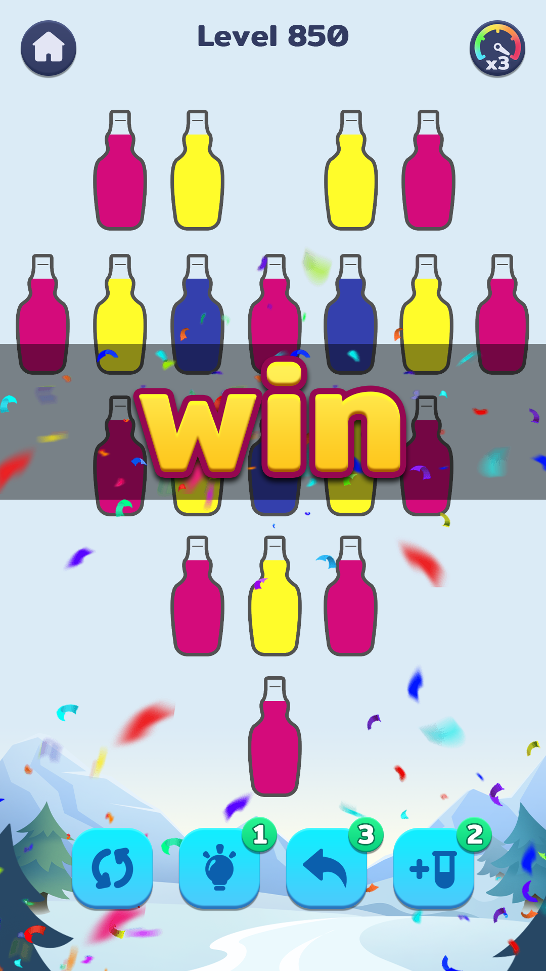 اسکرین شات 5 بازی Water Sort - Color Puzzle