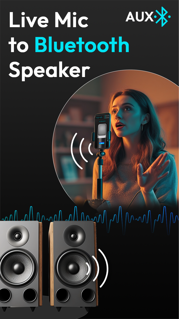 اسکرین شات 1 برنامه Live Mic to Bluetooth Speaker