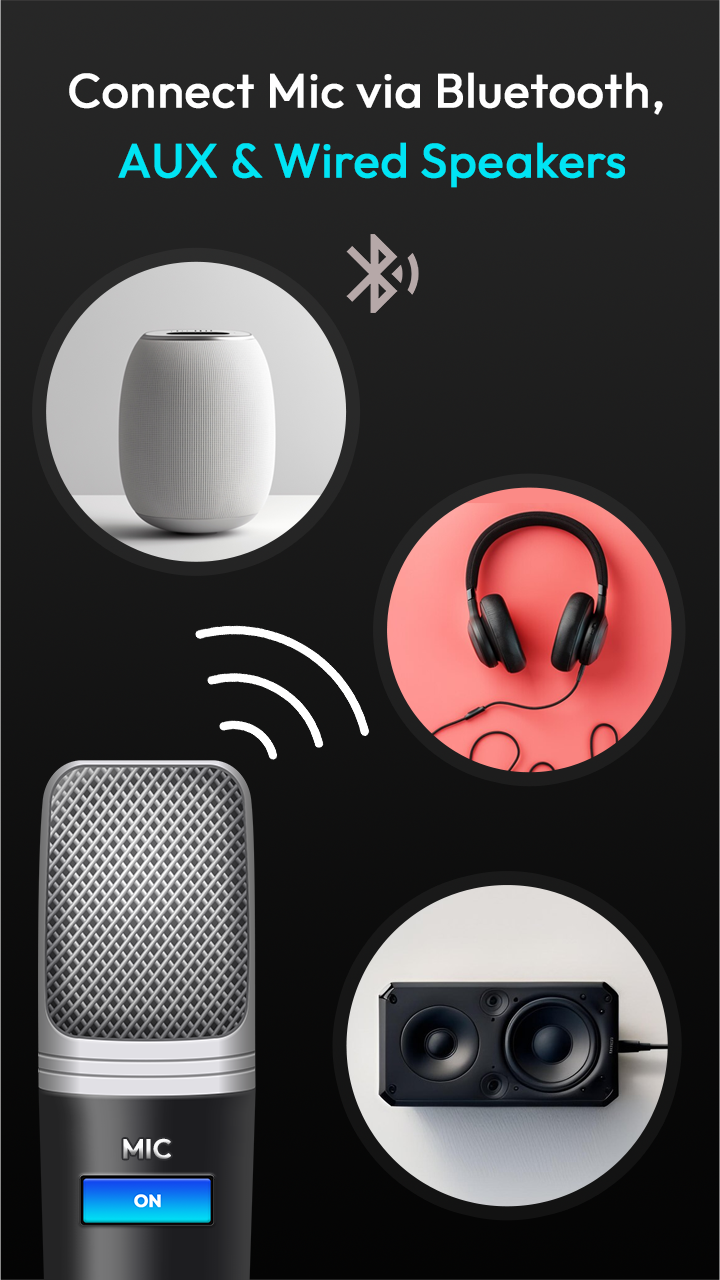 اسکرین شات 4 برنامه Live Mic to Bluetooth Speaker