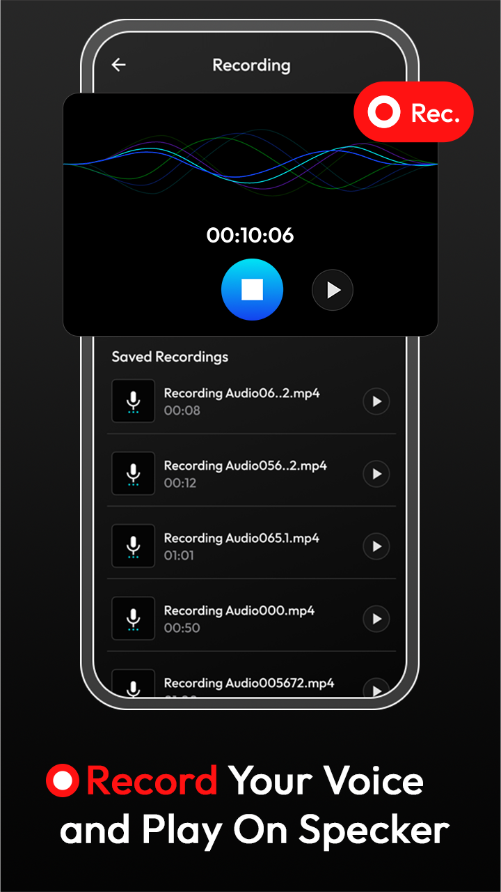 اسکرین شات 3 برنامه Live Mic to Bluetooth Speaker