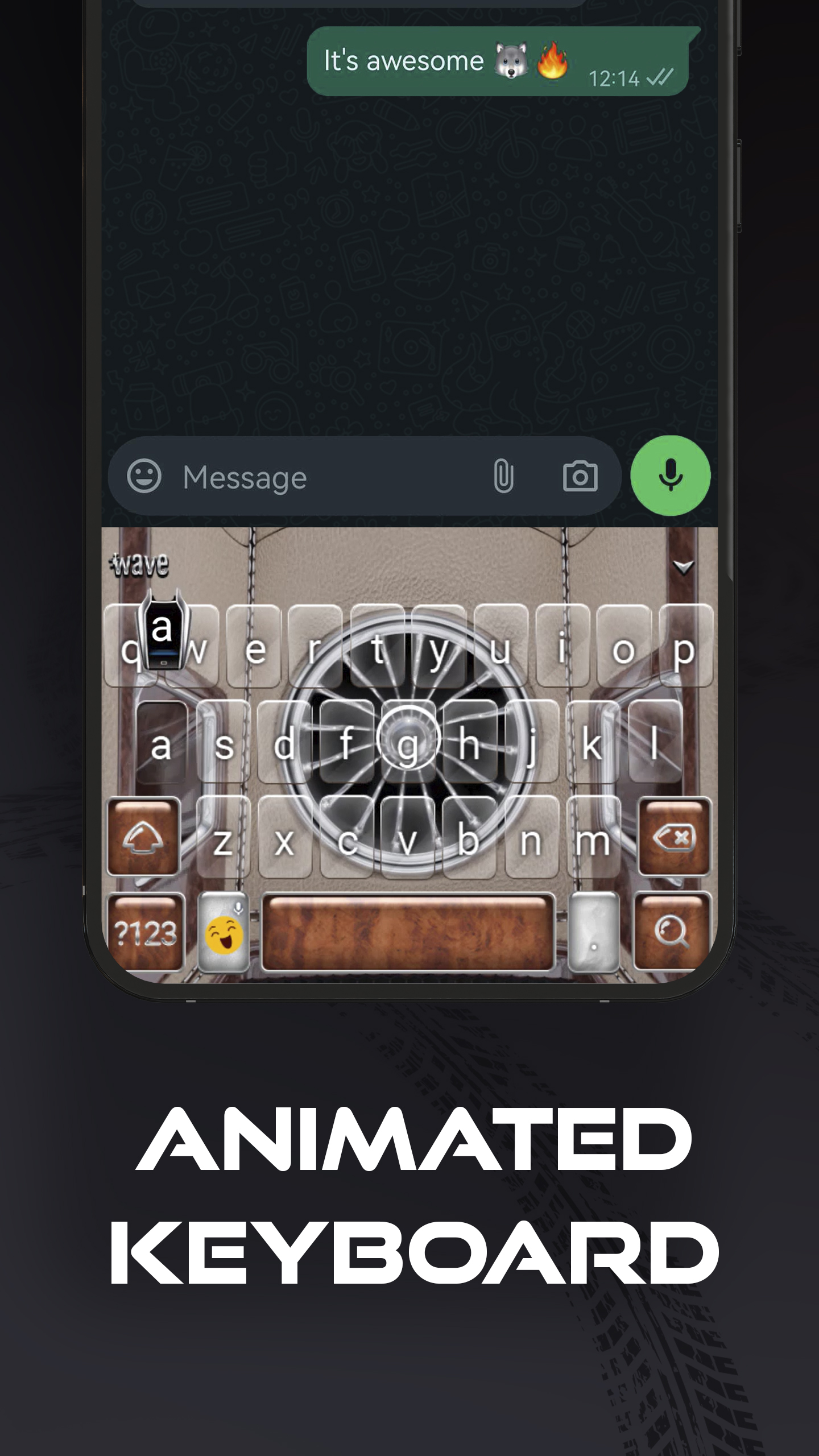 اسکرین شات 3 برنامه 3D Wallpaper Clock Widget HD