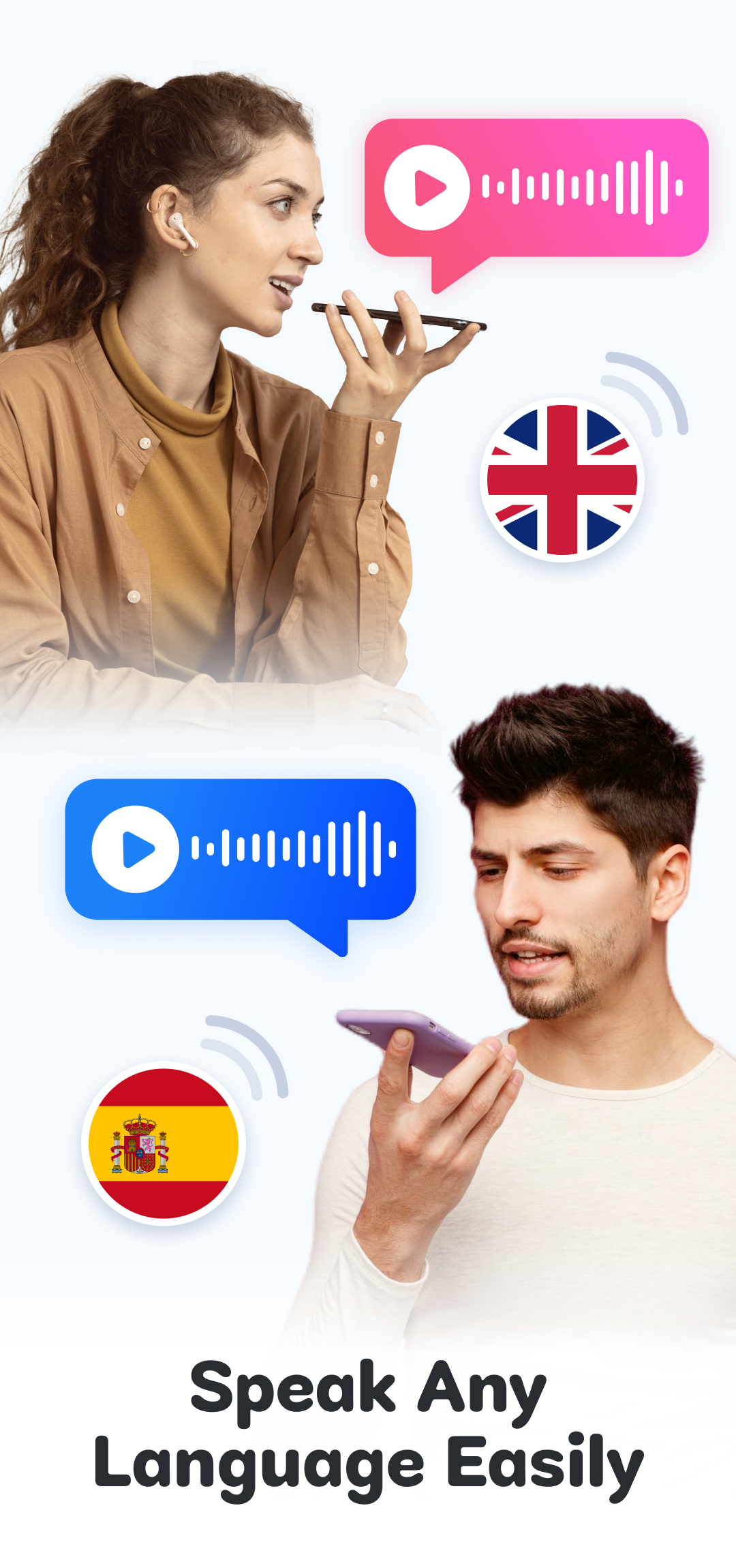 اسکرین شات 1 برنامه Speak & Translate All Language