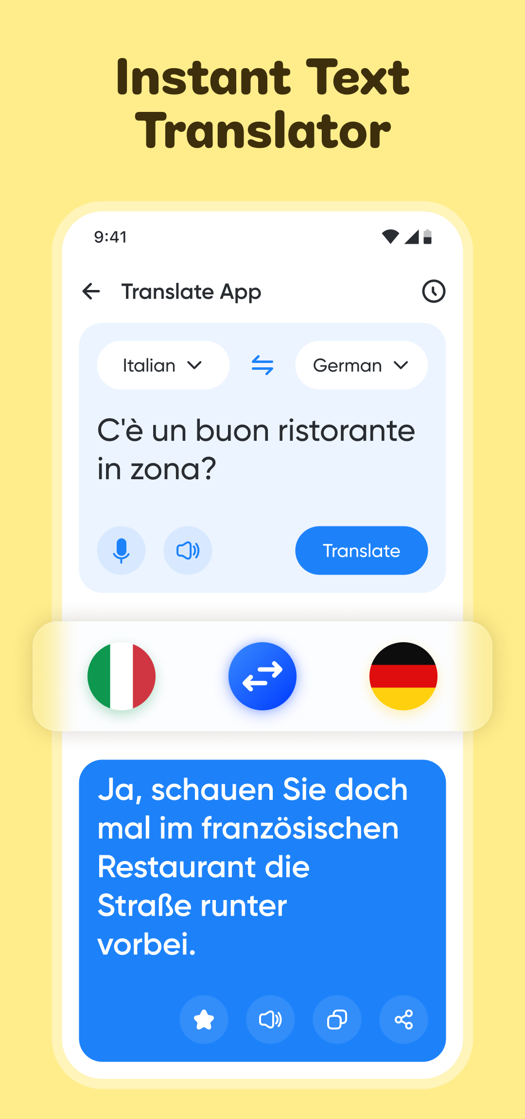 اسکرین شات 4 برنامه Speak & Translate All Language