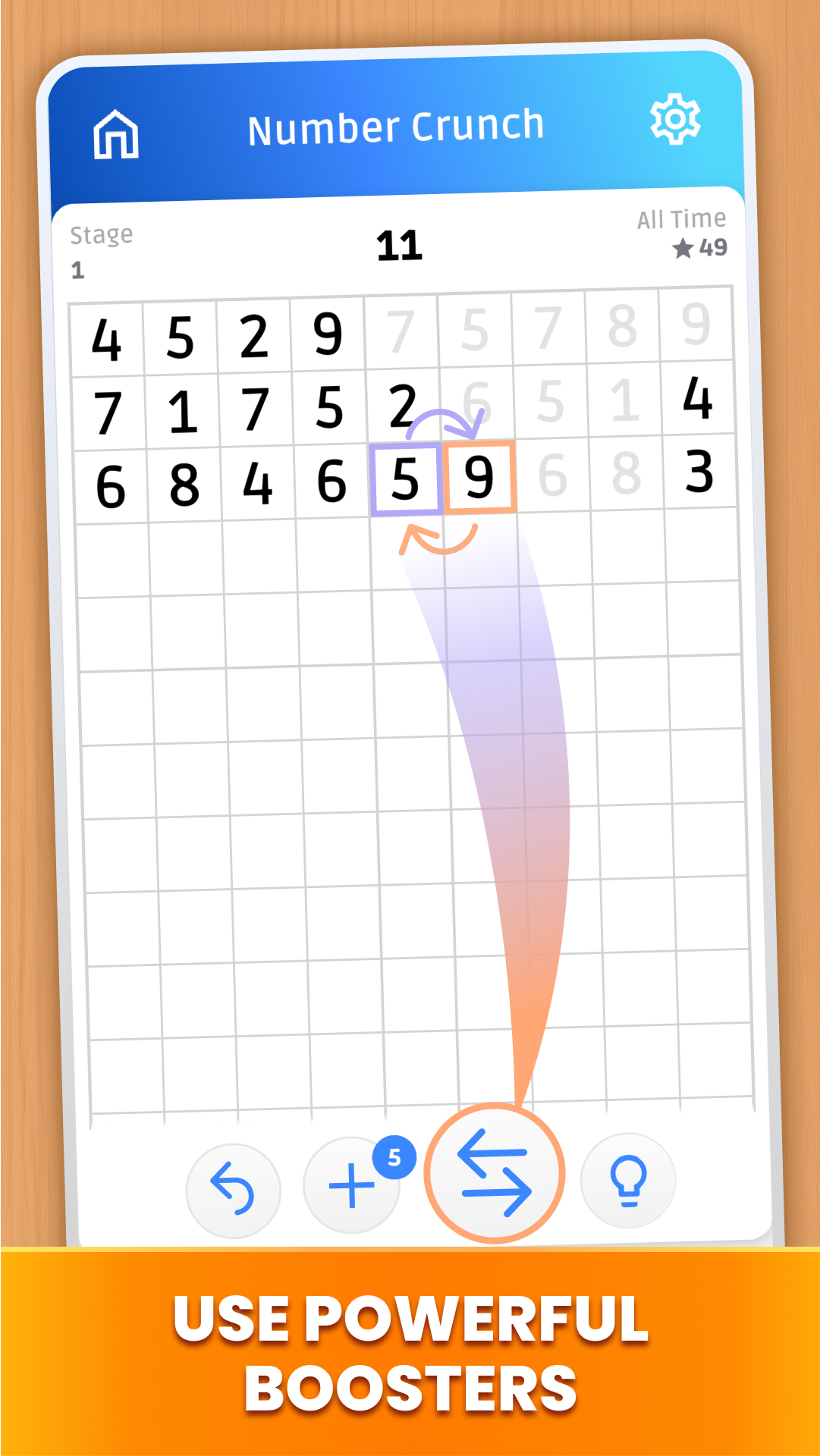 اسکرین شات 2 بازی Number Clash - Math Game