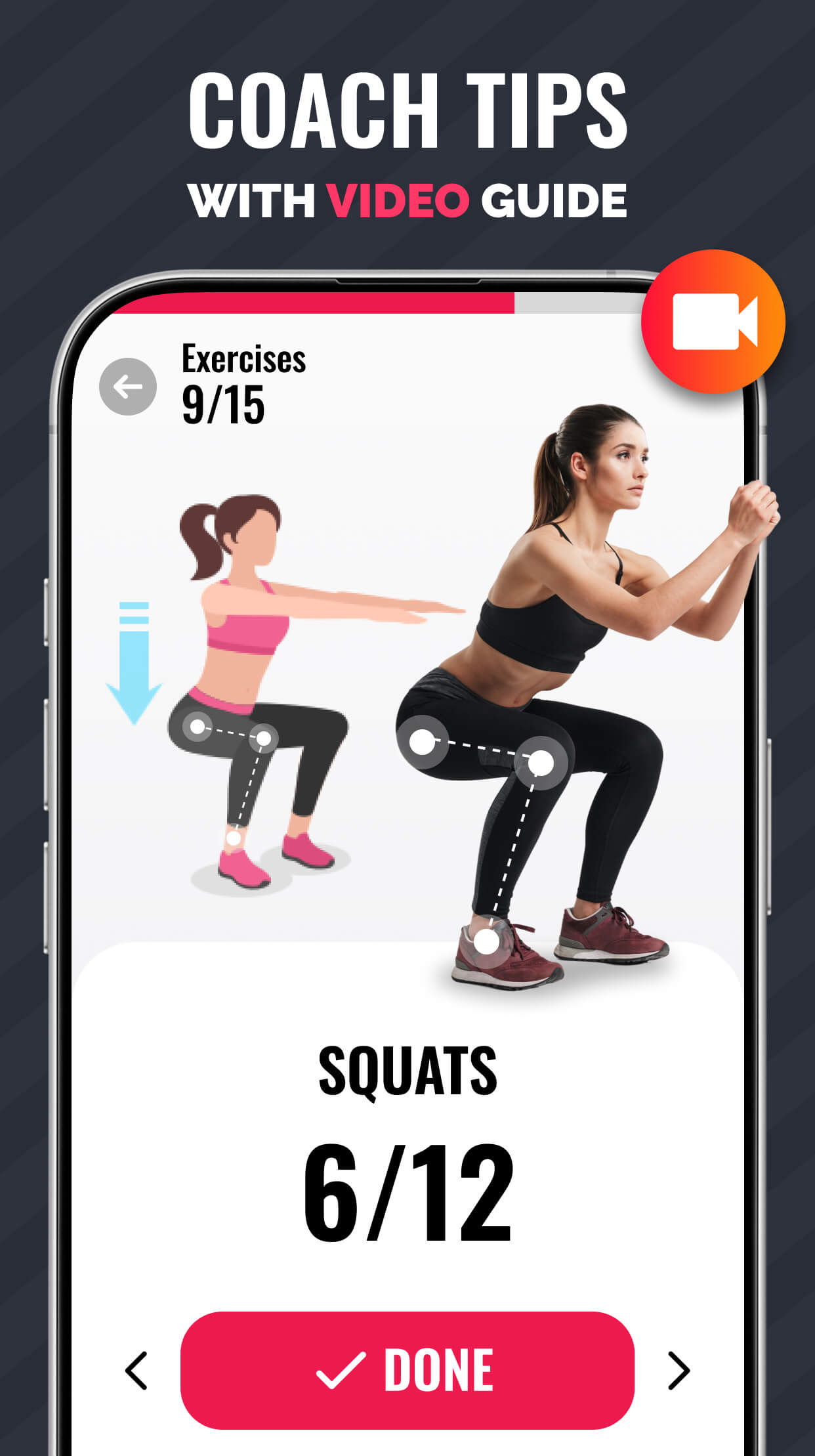 اسکرین شات 7 برنامه Lose Weight App for Women