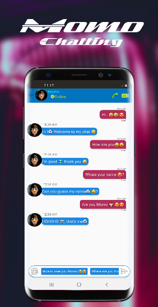 اسکرین شات 3 برنامه Call Scary Momo Horror | Fake