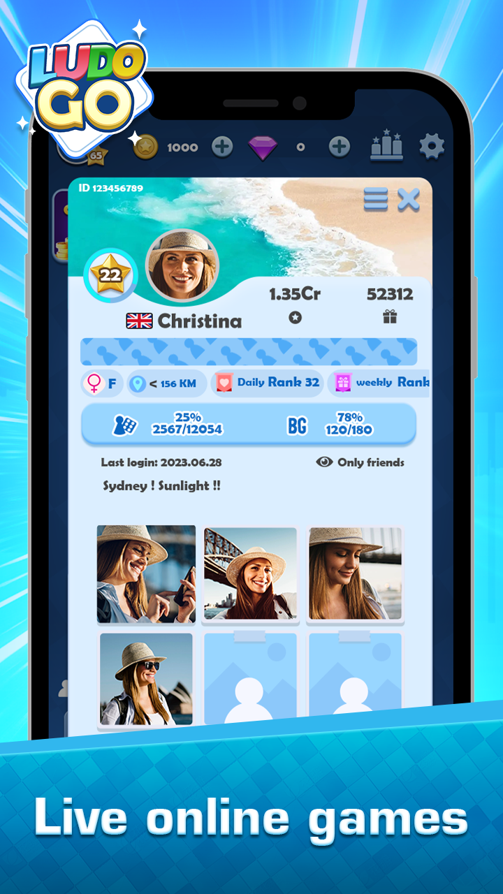 اسکرین شات 4 بازی Ludo Go: Online Board Game