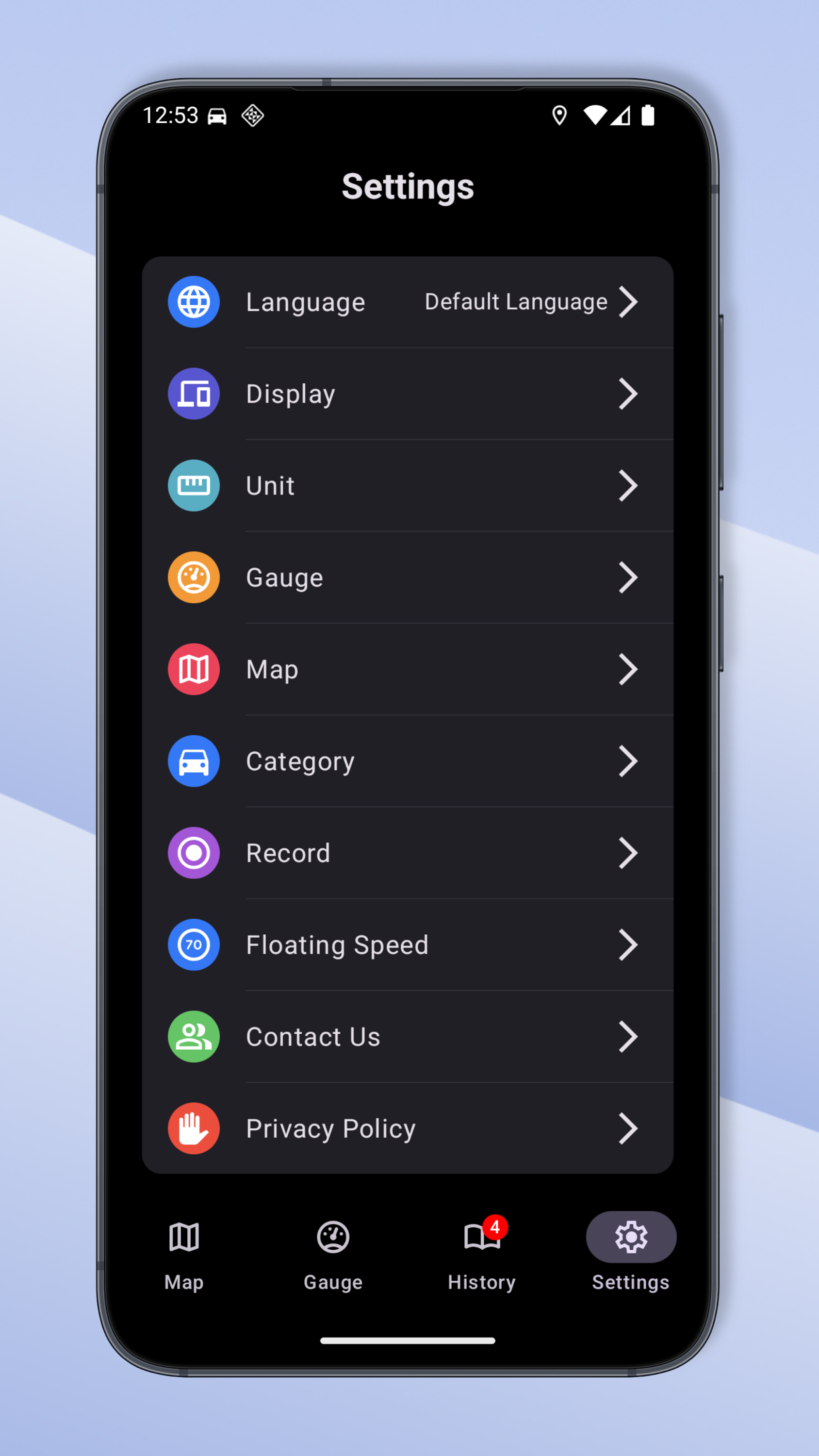اسکرین شات 8 برنامه Speedometer GPS