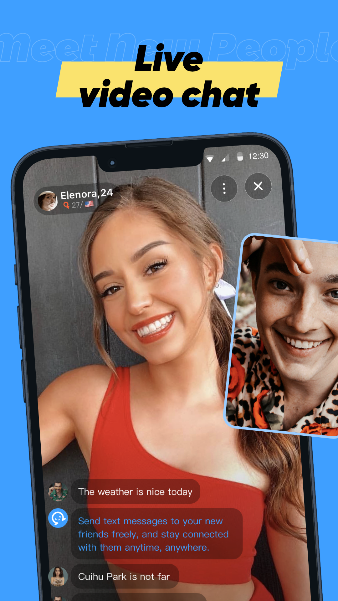 اسکرین شات 1 برنامه Omega - Live video chat