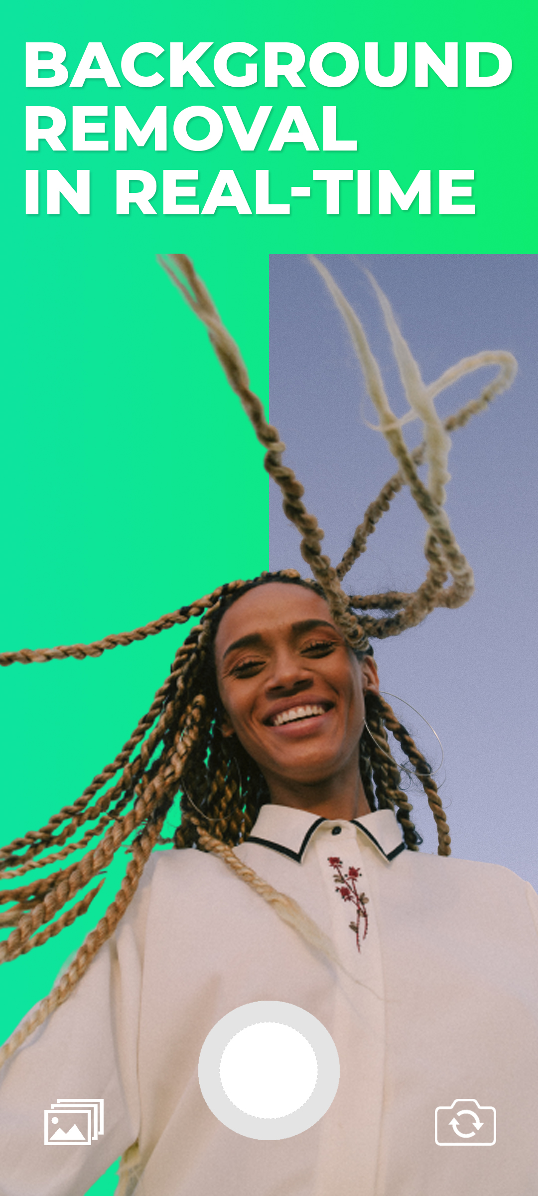 اسکرین شات 1 برنامه Video Background Changer