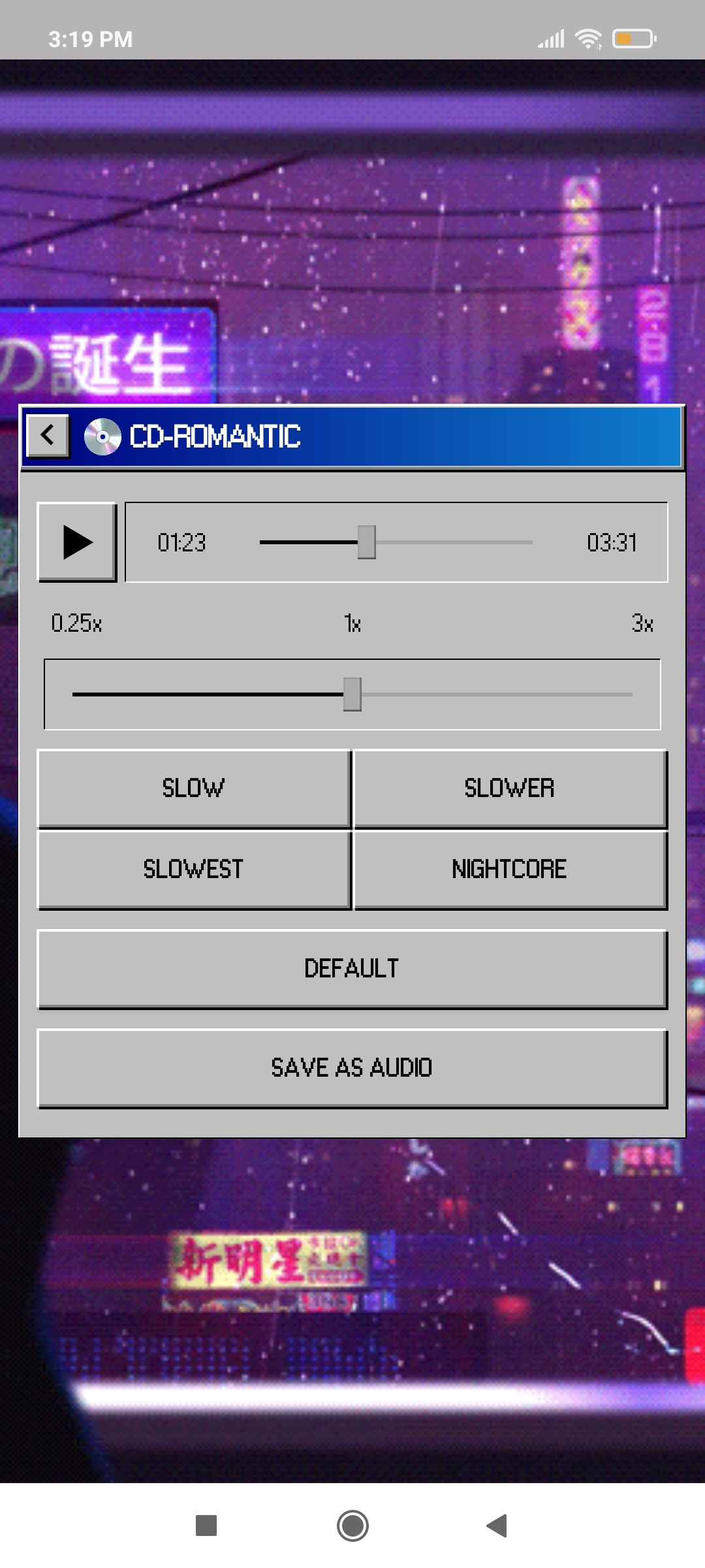 اسکرین شات 3 برنامه CD-ROMantic: Slowed + Reverb