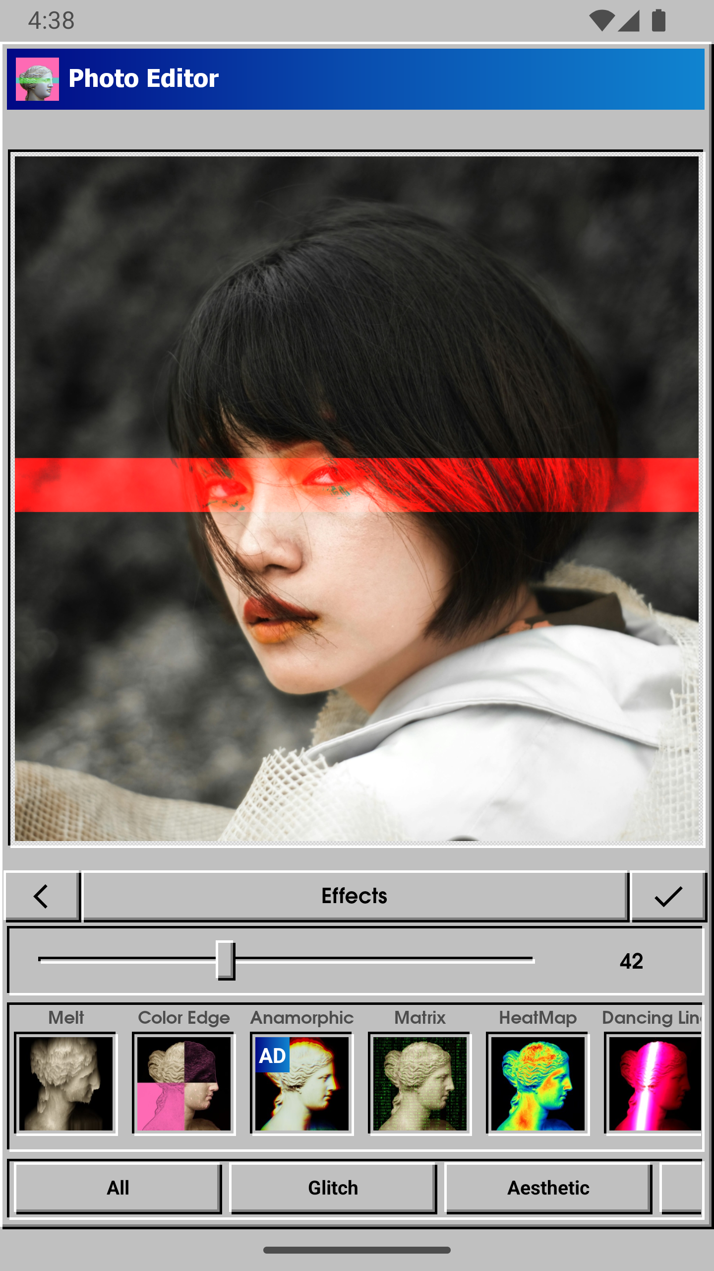اسکرین شات 1 برنامه Vaporgram Photo & Video Editor