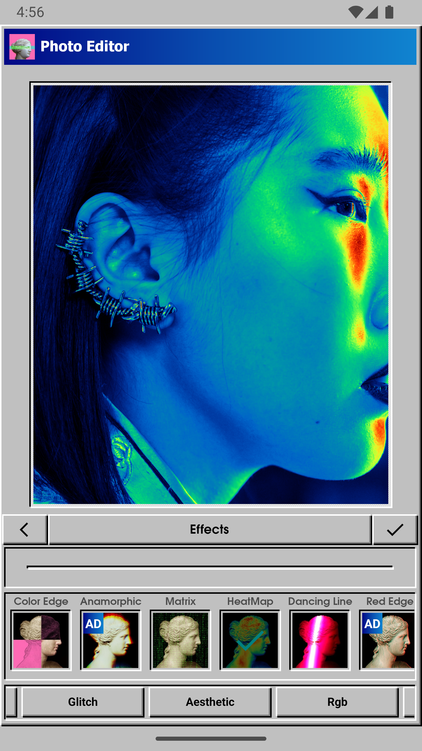 اسکرین شات 6 برنامه Vaporgram Photo & Video Editor