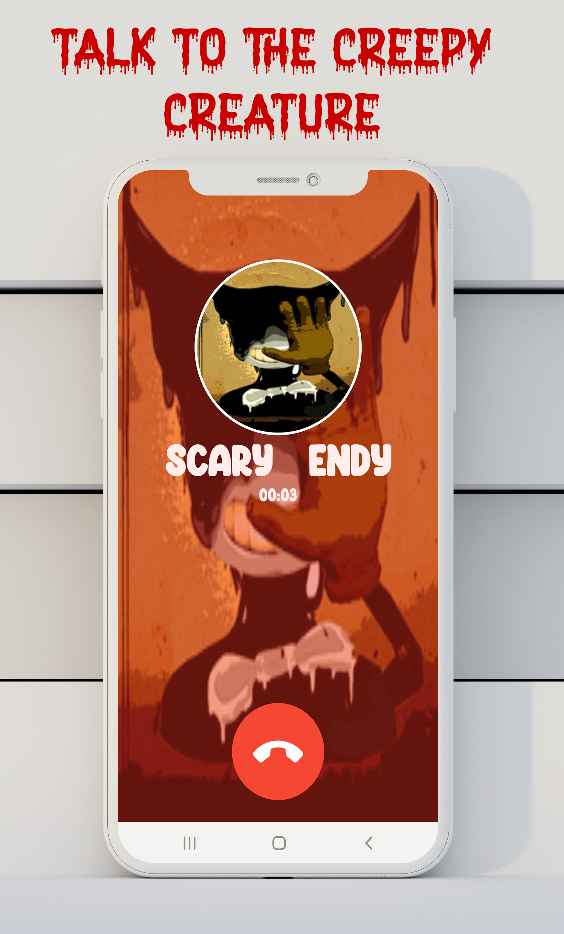 اسکرین شات 3 برنامه video call prank Scary ink