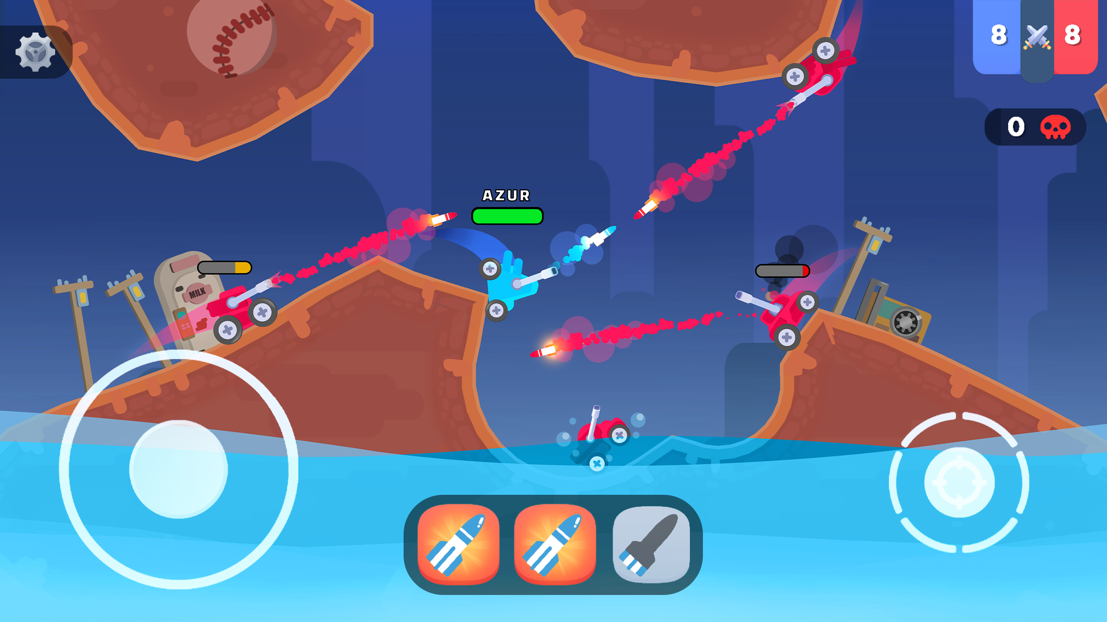 اسکرین شات 4 بازی Mad Royale io – Tank Battle