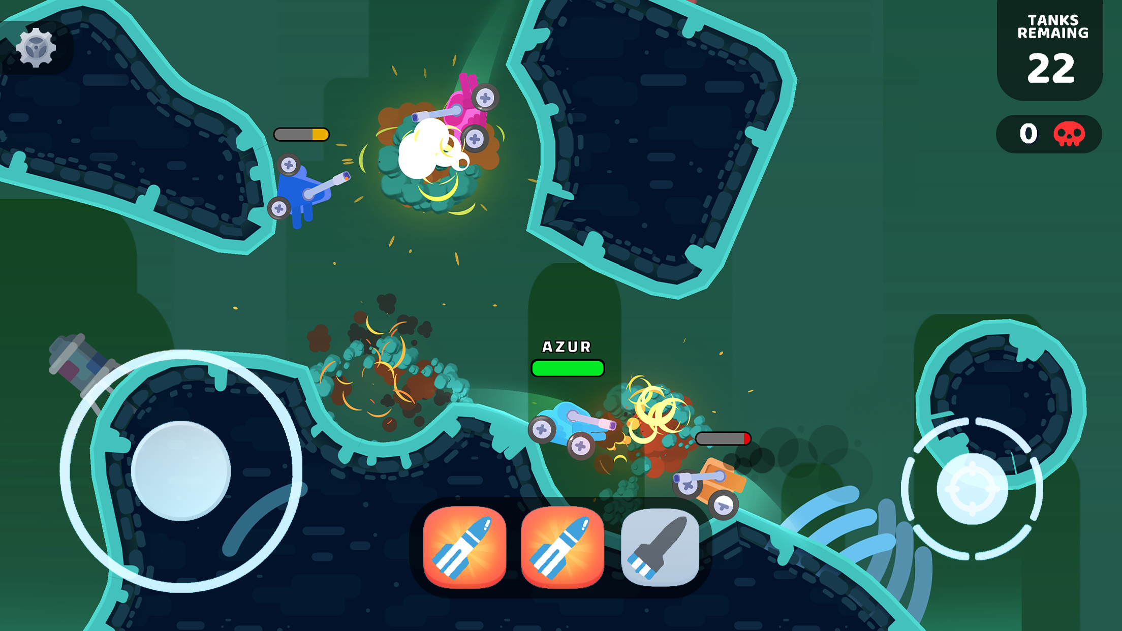 اسکرین شات 6 بازی Mad Royale io – Tank Battle