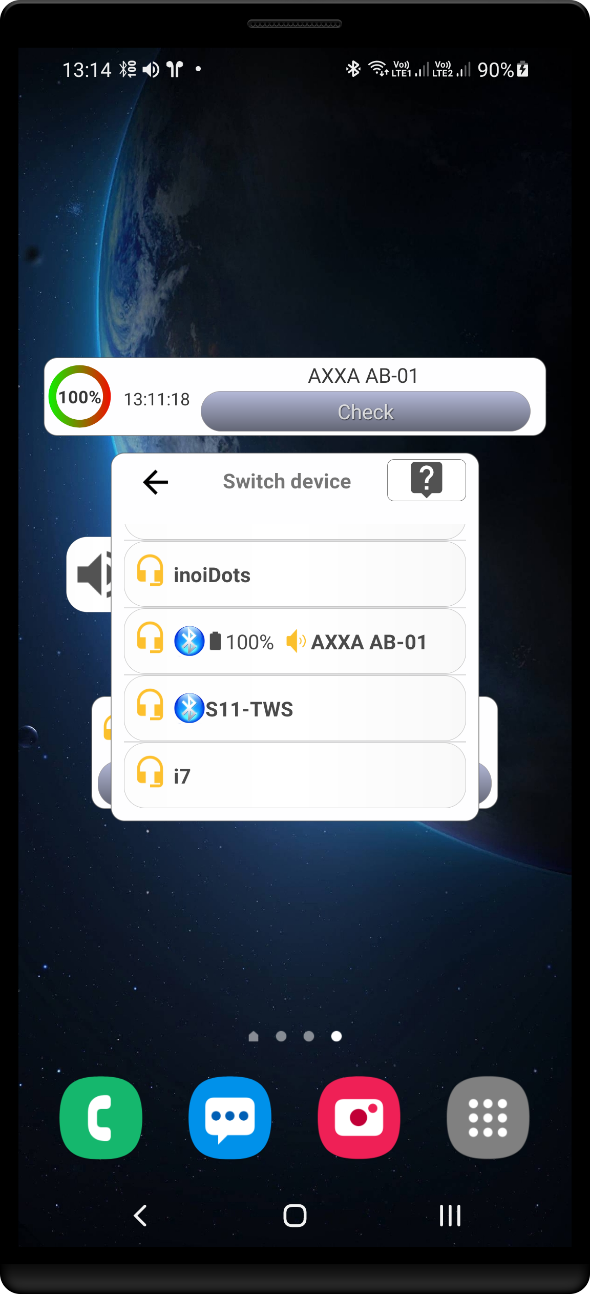 اسکرین شات 6 برنامه Bluetooth Audio Widget Battery