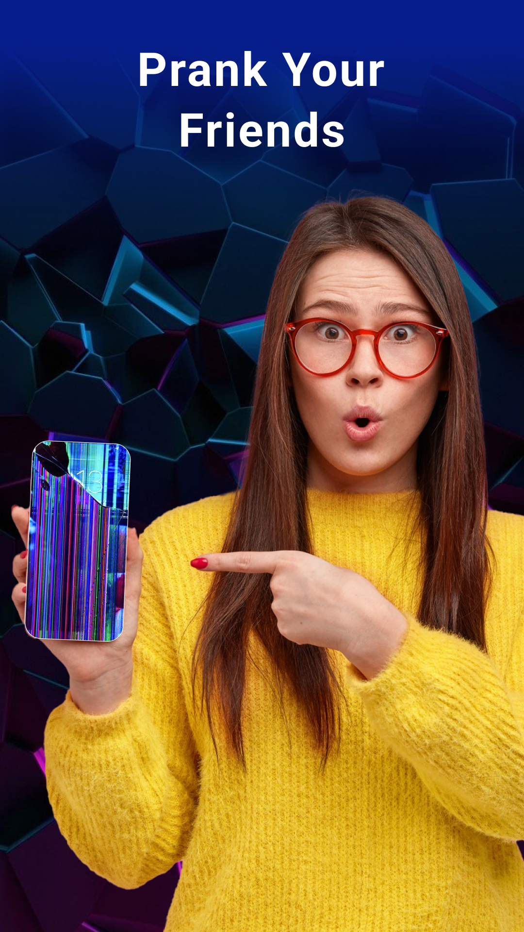 اسکرین شات 6 برنامه Magic Wallpaper: Broken Screen
